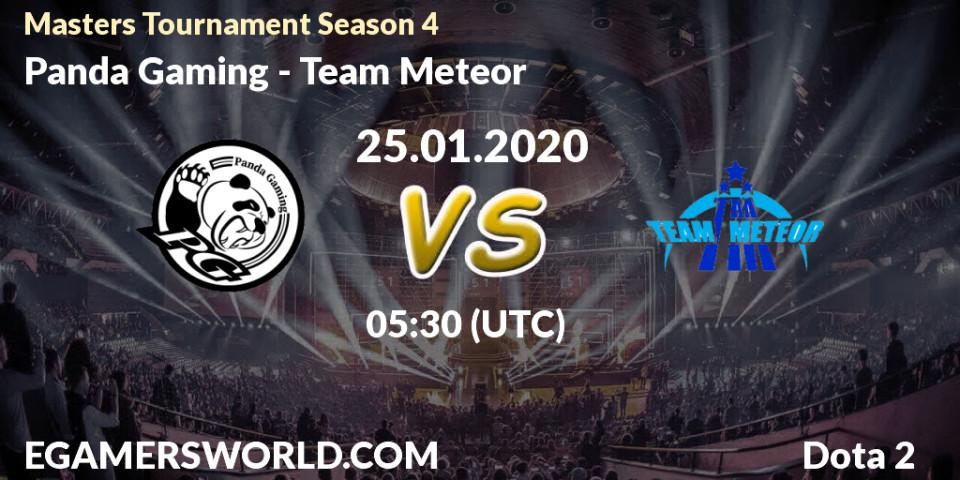 Panda Gaming - Team Meteor: прогноз. 29.01.20, Dota 2, Masters Tournament Season 4