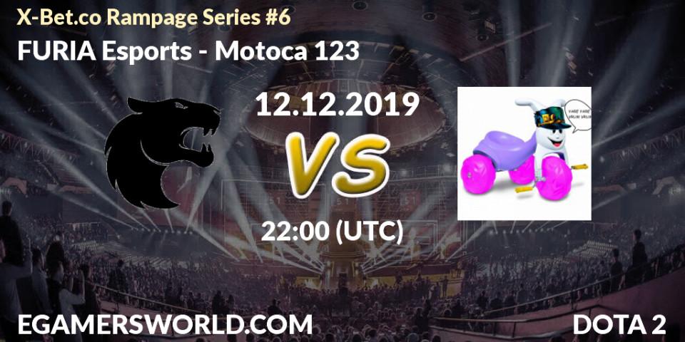 FURIA Esports - Motoca 123: прогноз. 12.12.19, Dota 2, X-Bet.co Rampage Series #6