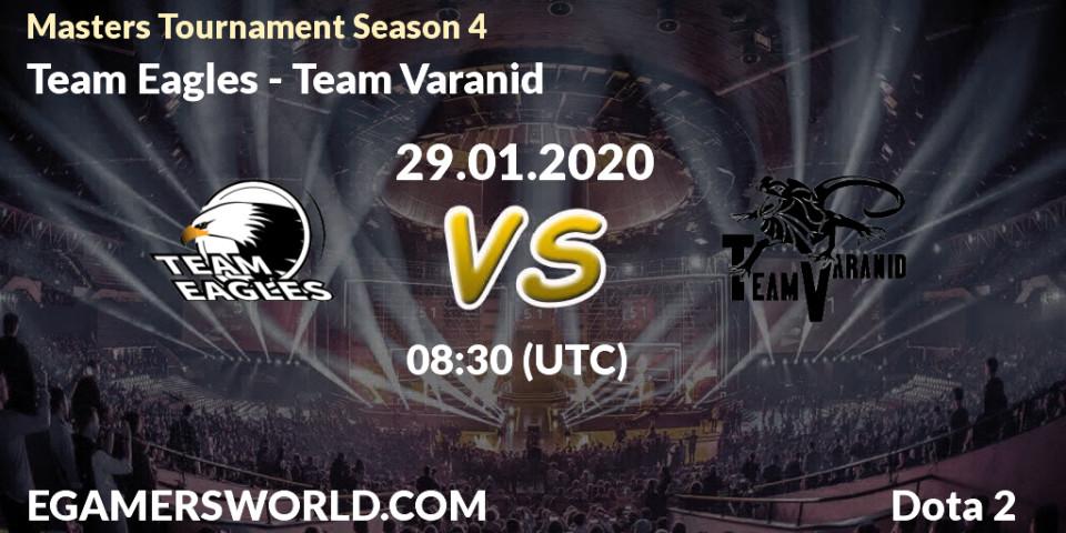 Team Eagles - Team Varanid: прогноз. 29.01.20, Dota 2, Masters Tournament Season 4
