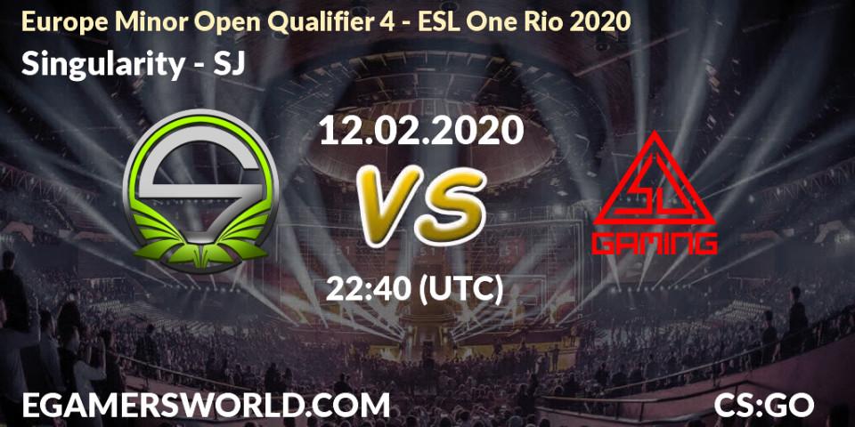 Singularity - SJ: прогноз. 12.02.20, CS2 (CS:GO), Europe Minor Open Qualifier 4 - ESL One Rio 2020