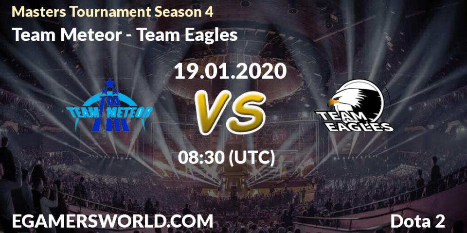 Team Meteor - Team Eagles: прогноз. 23.01.20, Dota 2, Masters Tournament Season 4