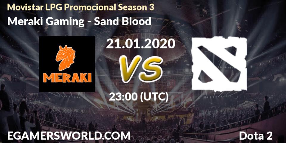 Meraki Gaming - Sand Blood: прогноз. 21.01.20, Dota 2, Movistar LPG Promocional Season 3