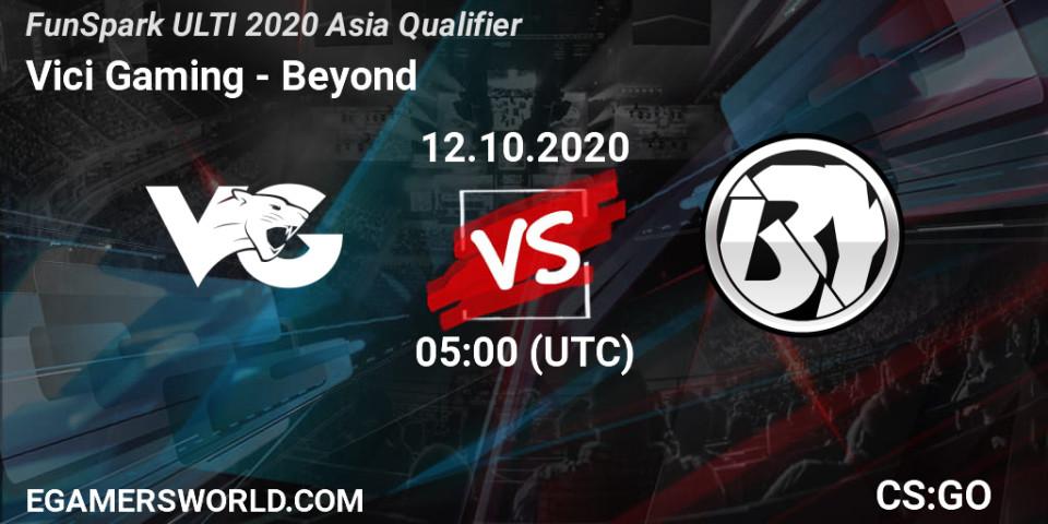 Vici Gaming - Beyond: прогноз. 12.10.20, CS2 (CS:GO), FunSpark ULTI 2020 Asia Qualifier