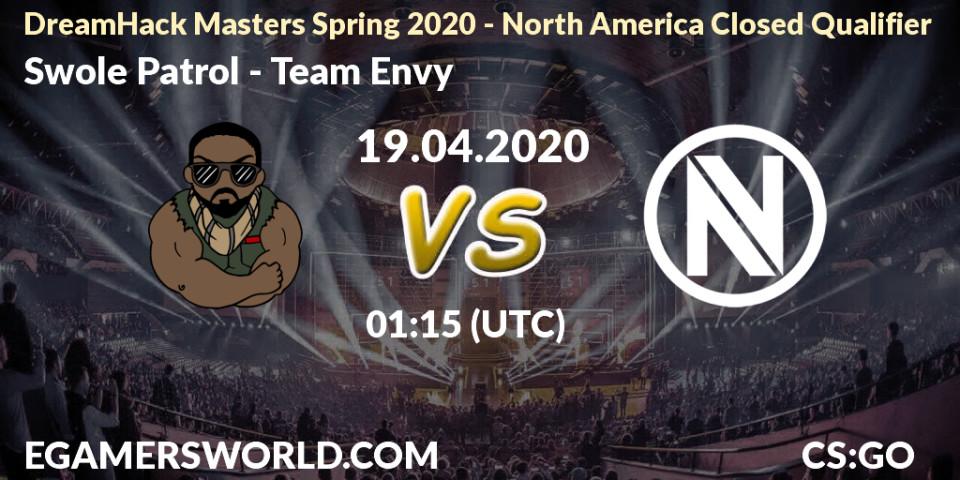 Swole Patrol - Team Envy: прогноз. 19.04.20, CS2 (CS:GO), DreamHack Masters Spring 2020 - North America Closed Qualifier