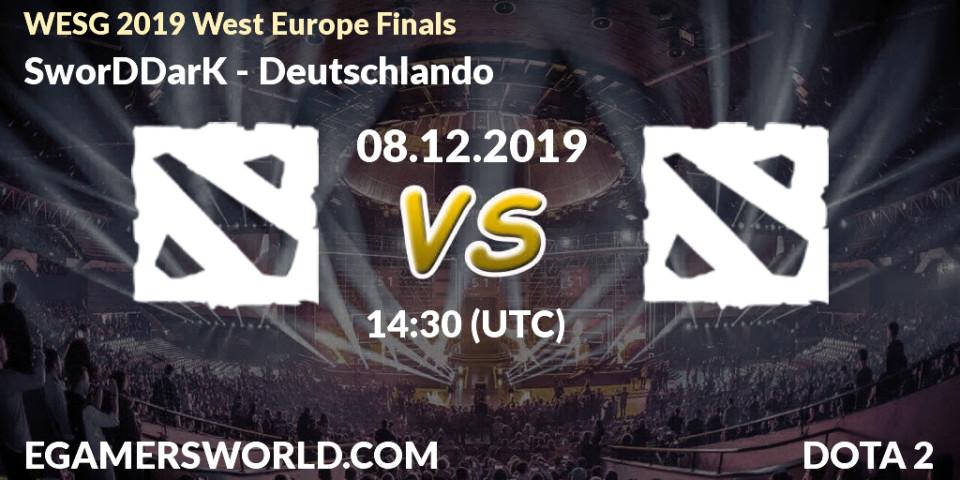 SworDDarK - Deutschlando: прогноз. 08.12.19, Dota 2, WESG 2019 West Europe Finals