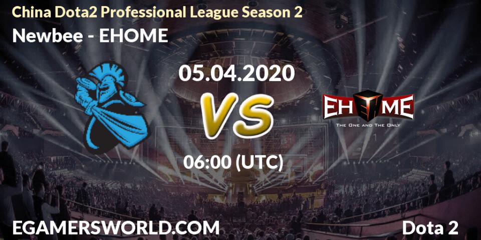 Newbee - EHOME: прогноз. 24.04.20, Dota 2, China Dota2 Professional League Season 2