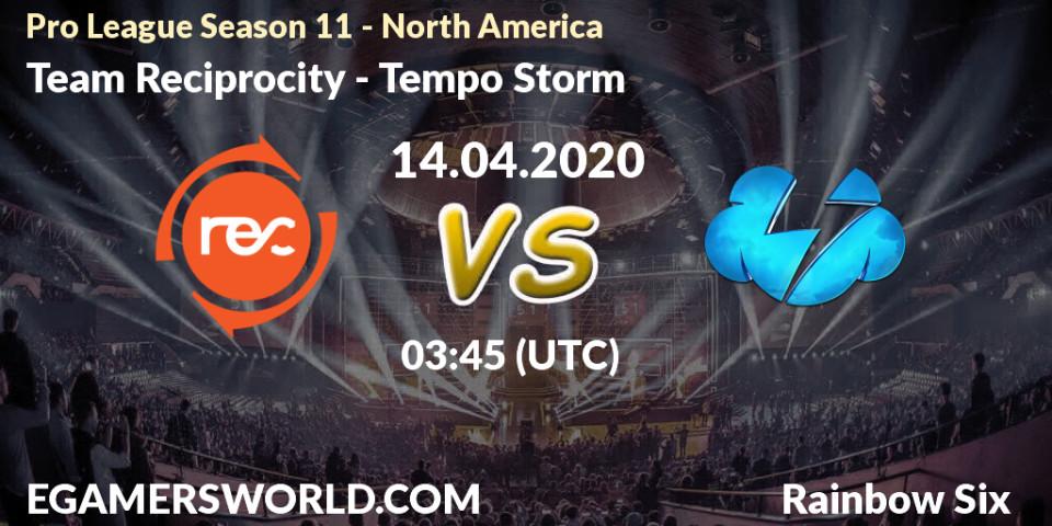 Team Reciprocity - Tempo Storm: прогноз. 14.04.20, Rainbow Six, Pro League Season 11 - North America