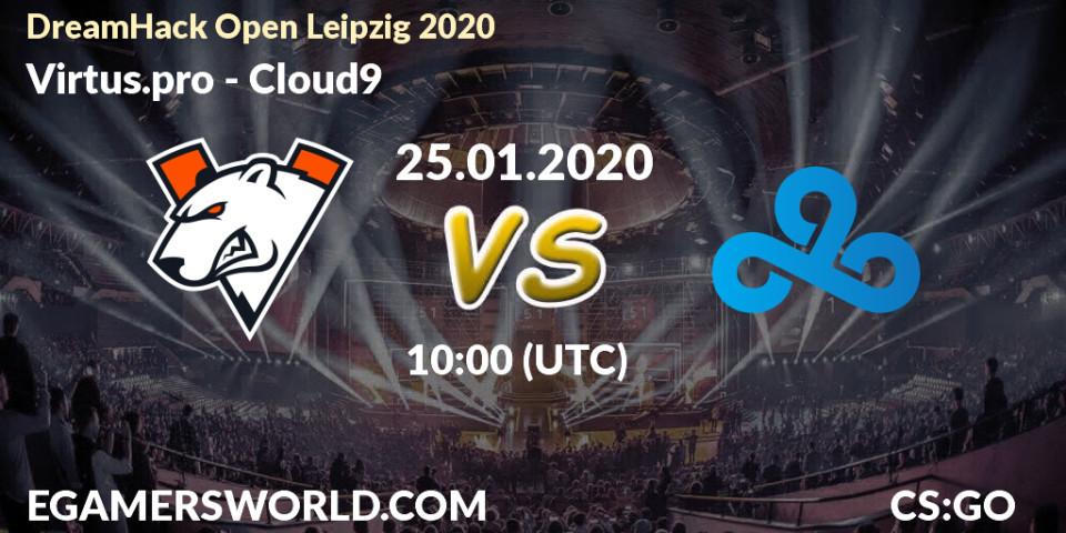 Virtus.pro - Cloud9: прогноз. 25.01.20, CS2 (CS:GO), DreamHack Open Leipzig 2020