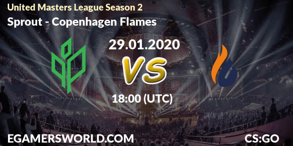 Sprout - Copenhagen Flames: прогноз. 29.01.20, CS2 (CS:GO), United Masters League Season 2