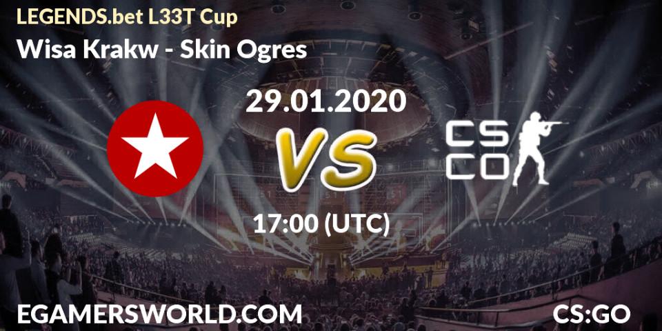 Wisła Kraków - Skin Ogres: прогноз. 29.01.20, CS2 (CS:GO), LEGENDS.bet L33T Cup