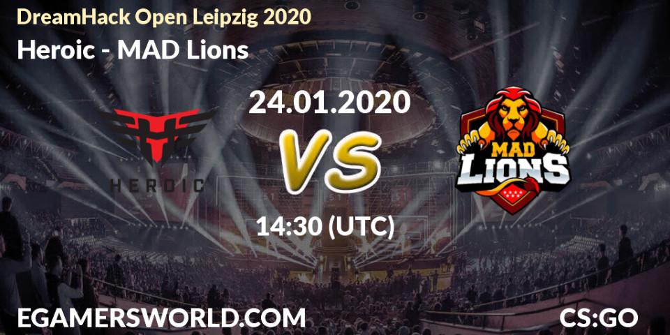 Heroic - MAD Lions: прогноз. 24.01.20, CS2 (CS:GO), DreamHack Open Leipzig 2020