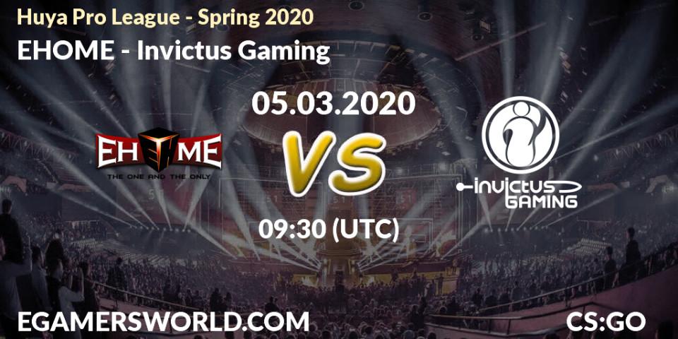 EHOME - Invictus Gaming: прогноз. 05.03.20, CS2 (CS:GO), Huya Pro League - Spring 2020