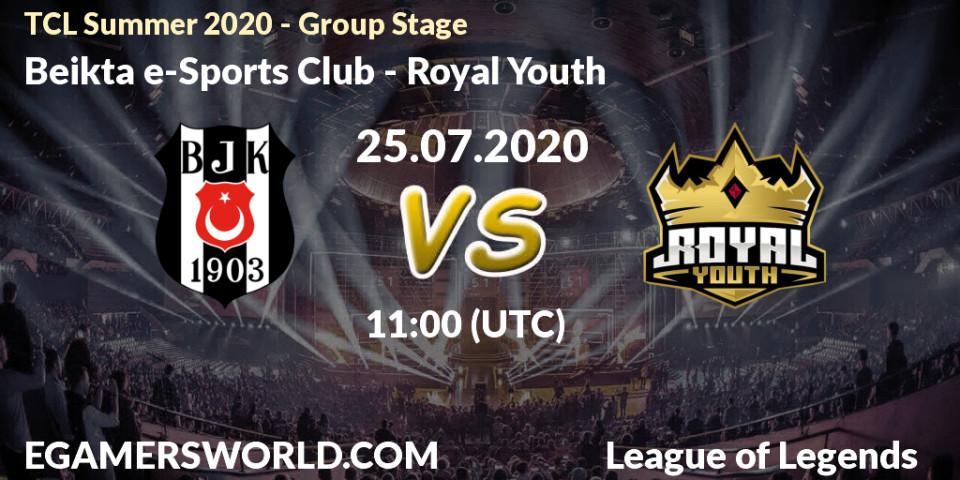 Beşiktaş e-Sports Club - Royal Youth: прогноз. 25.07.20, LoL, TCL Summer 2020 - Group Stage