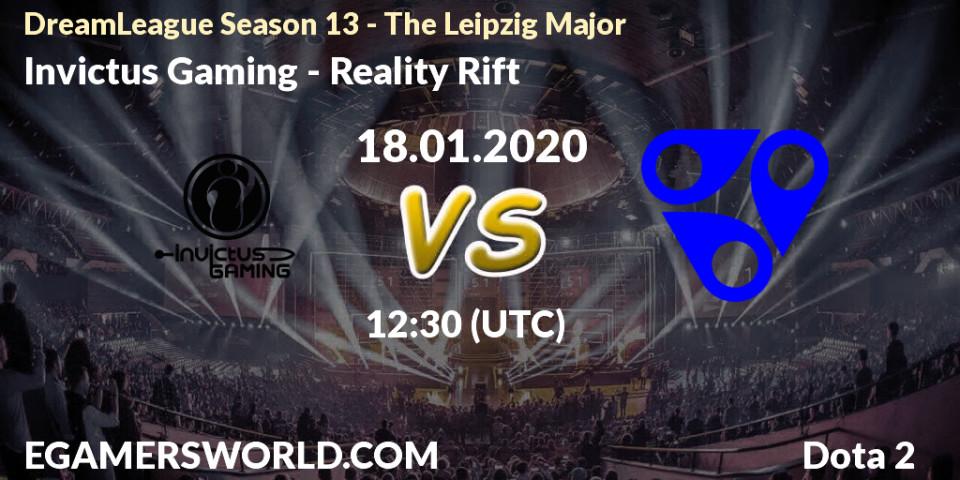 Invictus Gaming - Reality Rift: прогноз. 18.01.20, Dota 2, DreamLeague Season 13 - The Leipzig Major