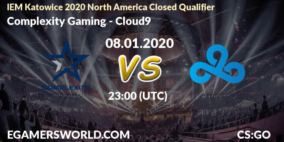 Complexity Gaming - Cloud9: прогноз. 08.01.20, CS2 (CS:GO), IEM Katowice 2020 North America Closed Qualifier