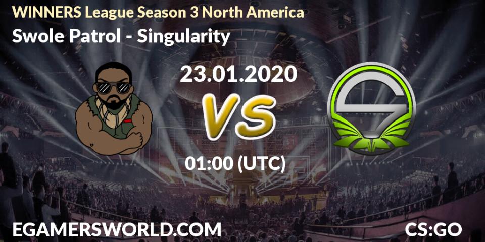 Swole Patrol - Singularity: прогноз. 23.01.20, CS2 (CS:GO), WINNERS League Season 3 North America