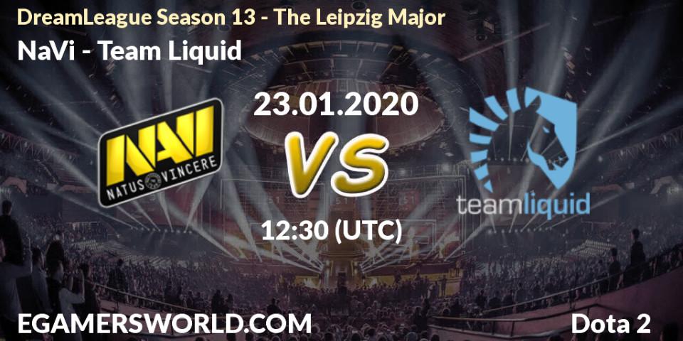 NaVi - Team Liquid: прогноз. 23.01.20, Dota 2, DreamLeague Season 13 - The Leipzig Major