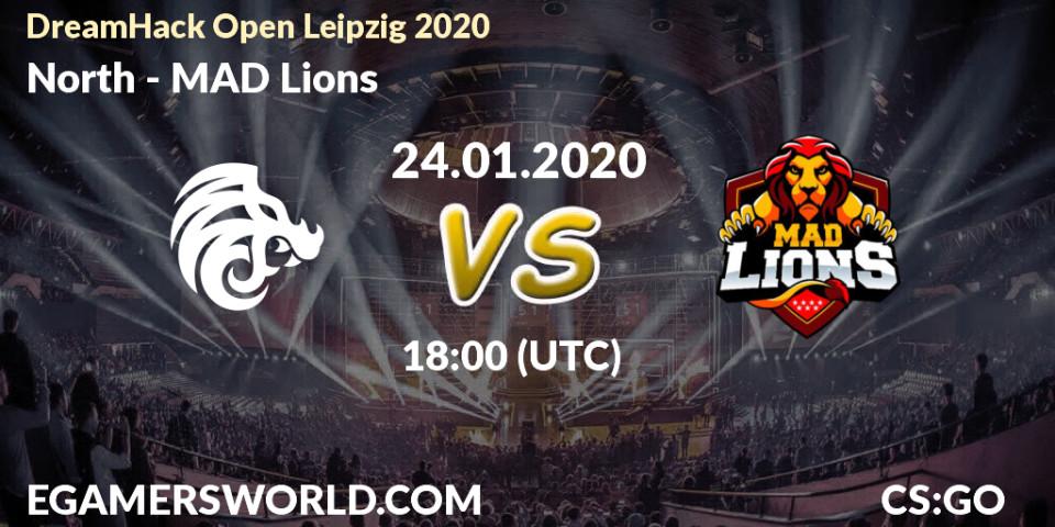 North - MAD Lions: прогноз. 24.01.20, CS2 (CS:GO), DreamHack Open Leipzig 2020