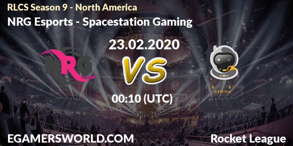 NRG Esports - Spacestation Gaming: прогноз. 23.02.20, Rocket League, RLCS Season 9 - North America