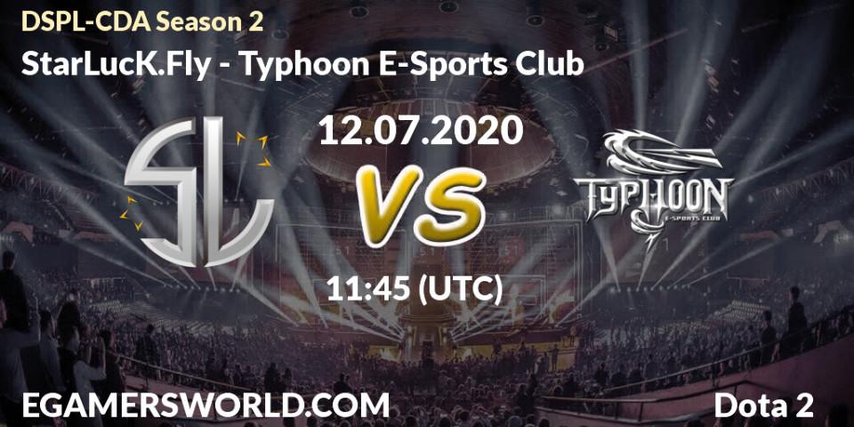 StarLucK.Fly - Typhoon E-Sports Club: прогноз. 12.07.20, Dota 2, Dota2 Secondary Professional League 2020 Season 2