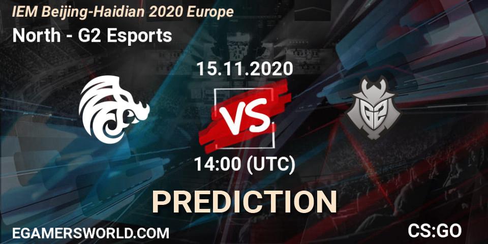 North - G2 Esports: прогноз. 15.11.20, CS2 (CS:GO), IEM Beijing-Haidian 2020 Europe
