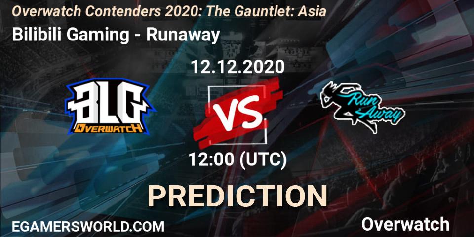 Bilibili Gaming - Runaway: прогноз. 12.12.20, Overwatch, Overwatch Contenders 2020: The Gauntlet: Asia