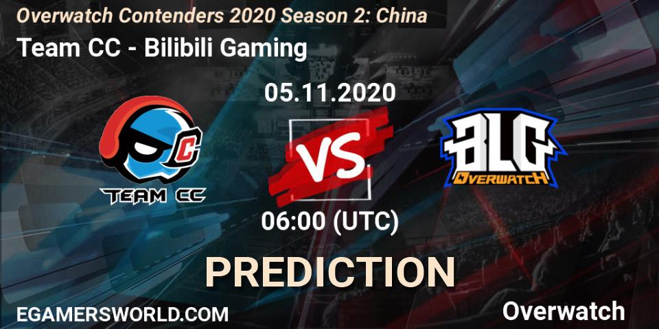 Team CC - Bilibili Gaming: прогноз. 05.11.20, Overwatch, Overwatch Contenders 2020 Season 2: China