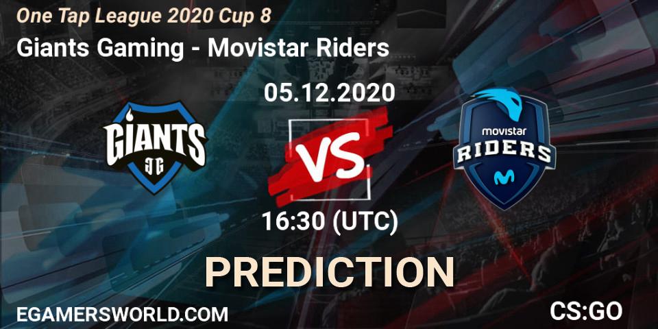 Giants Gaming - Movistar Riders: прогноз. 05.12.20, CS2 (CS:GO), One Tap League 2020 Cup 8