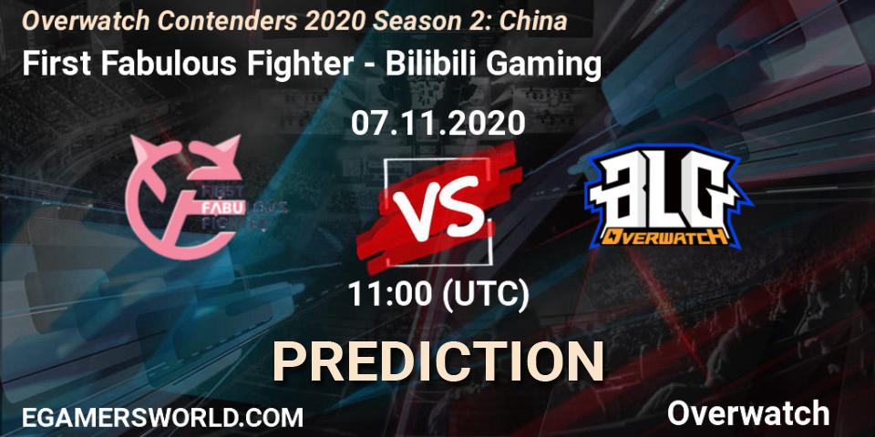 First Fabulous Fighter - Bilibili Gaming: прогноз. 07.11.20, Overwatch, Overwatch Contenders 2020 Season 2: China