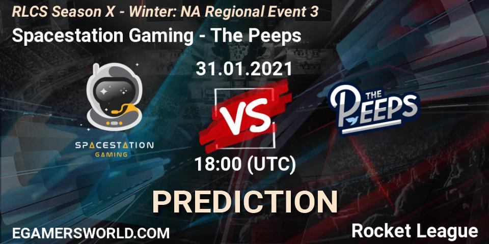 Spacestation Gaming - The Peeps: прогноз. 31.01.21, Rocket League, RLCS Season X - Winter: NA Regional Event 3