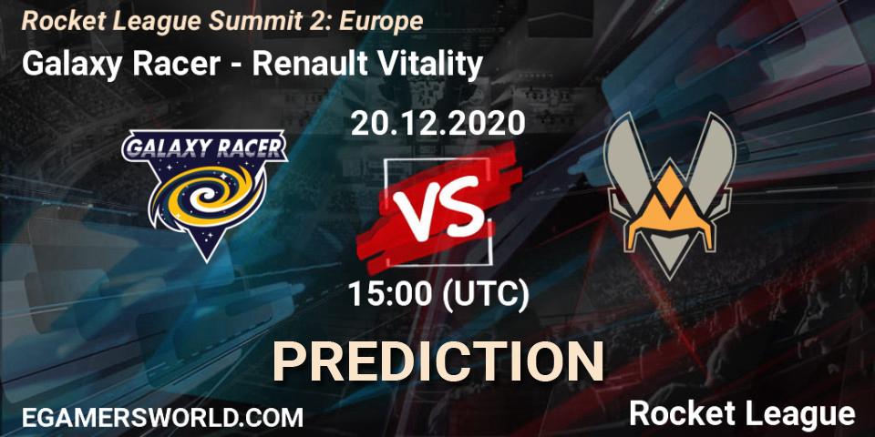 Galaxy Racer - Renault Vitality: прогноз. 20.12.20, Rocket League, Rocket League Summit 2: Europe