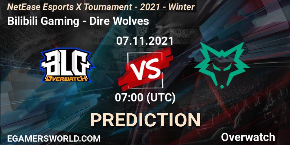 Bilibili Gaming - Dire Wolves: прогноз. 07.11.21, Overwatch, NetEase Esports X Tournament - 2021 - Winter