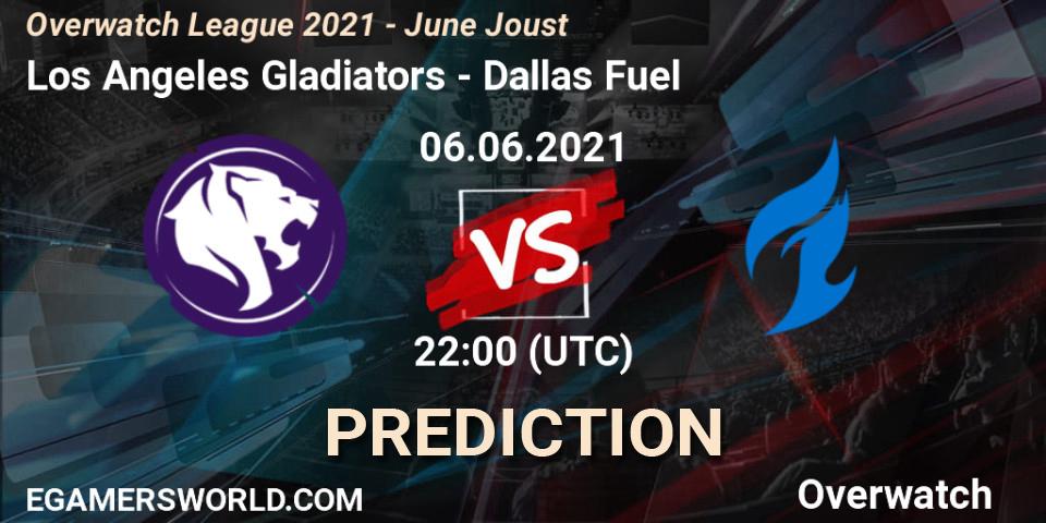Los Angeles Gladiators - Dallas Fuel: прогноз. 06.06.21, Overwatch, Overwatch League 2021 - June Joust