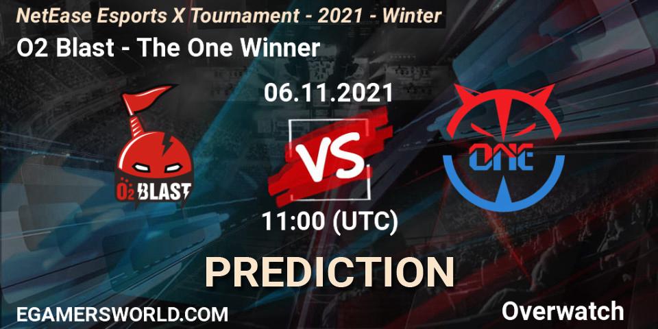 O2 Blast - The One Winner: прогноз. 06.11.21, Overwatch, NetEase Esports X Tournament - 2021 - Winter