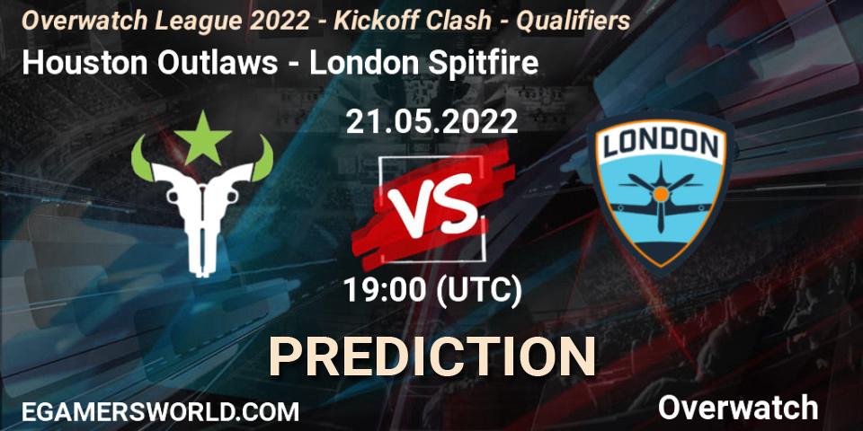 Houston Outlaws - London Spitfire: прогноз. 21.05.22, Overwatch, Overwatch League 2022 - Kickoff Clash - Qualifiers
