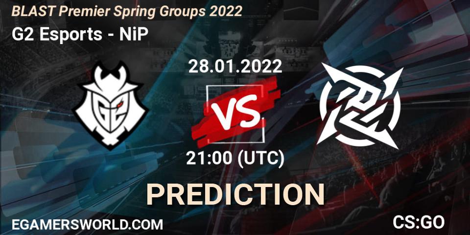 G2 Esports - NiP: прогноз. 28.01.22, CS2 (CS:GO), BLAST Premier Spring Groups 2022