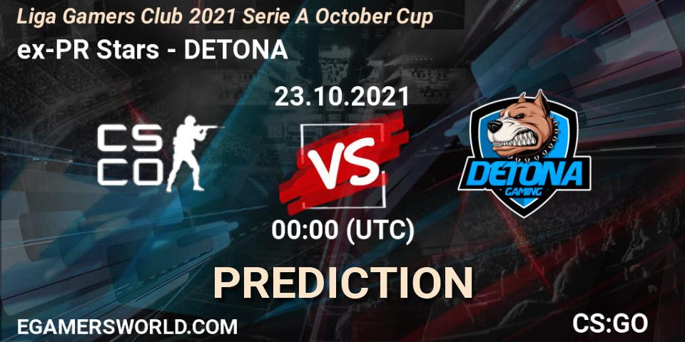 ex-PR Stars - DETONA: прогноз. 22.10.21, CS2 (CS:GO), Liga Gamers Club 2021 Serie A October Cup