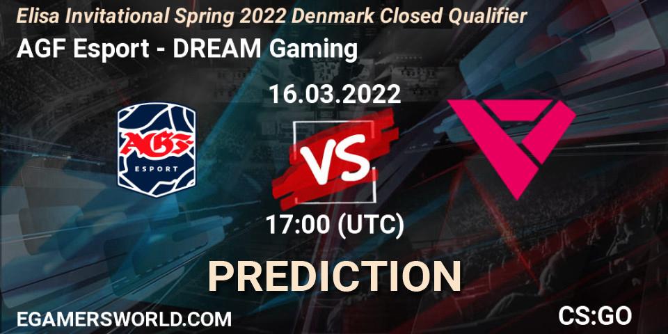 AGF Esport - DREAM Gaming: прогноз. 16.03.22, CS2 (CS:GO), Elisa Invitational Spring 2022 Denmark Closed Qualifier