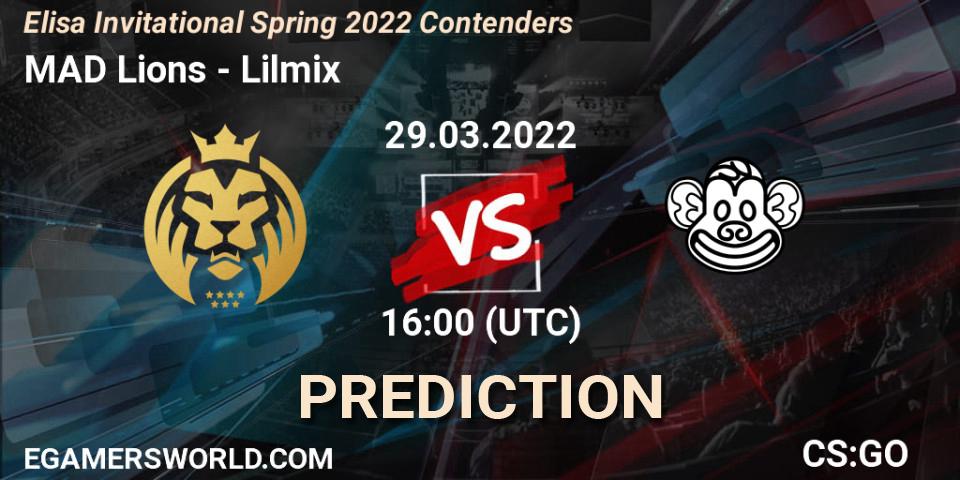 MAD Lions - Lilmix: прогноз. 29.03.22, CS2 (CS:GO), Elisa Invitational Spring 2022 Contenders