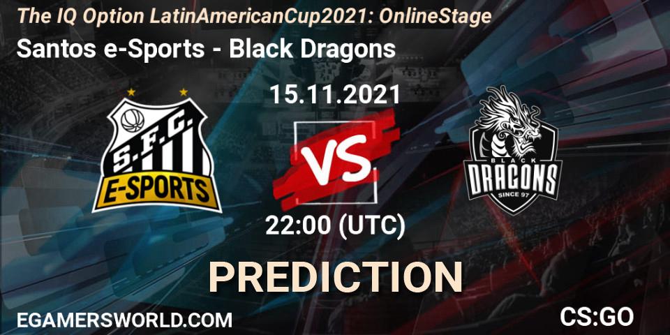 Santos e-Sports - Black Dragons: прогноз. 16.11.21, CS2 (CS:GO), The IQ Option Latin American Cup 2021: Online Stage