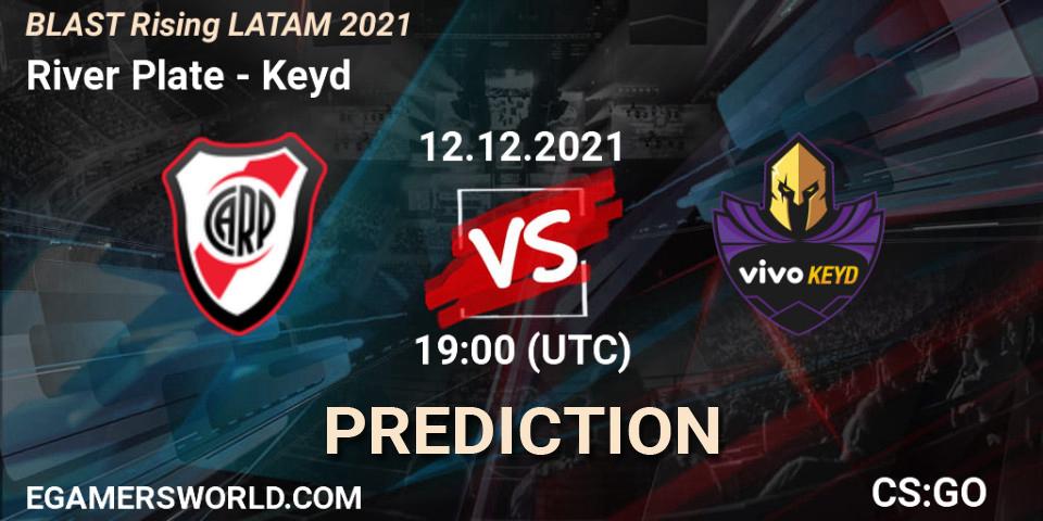 River Plate - Keyd: прогноз. 12.12.21, CS2 (CS:GO), BLAST Rising LATAM 2021
