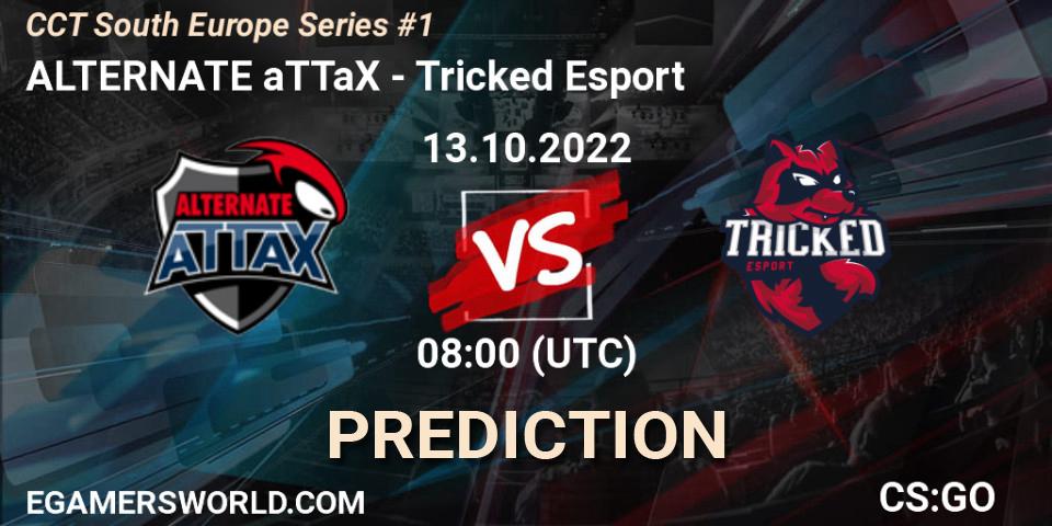 ALTERNATE aTTaX - Tricked Esport: прогноз. 13.10.22, CS2 (CS:GO), CCT South Europe Series #1