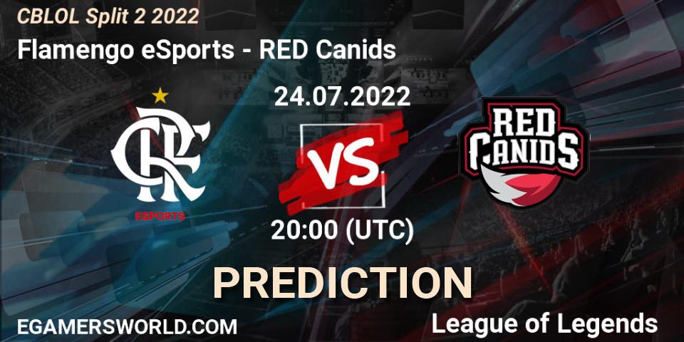 Flamengo eSports - RED Canids: прогноз. 24.07.22, LoL, CBLOL Split 2 2022