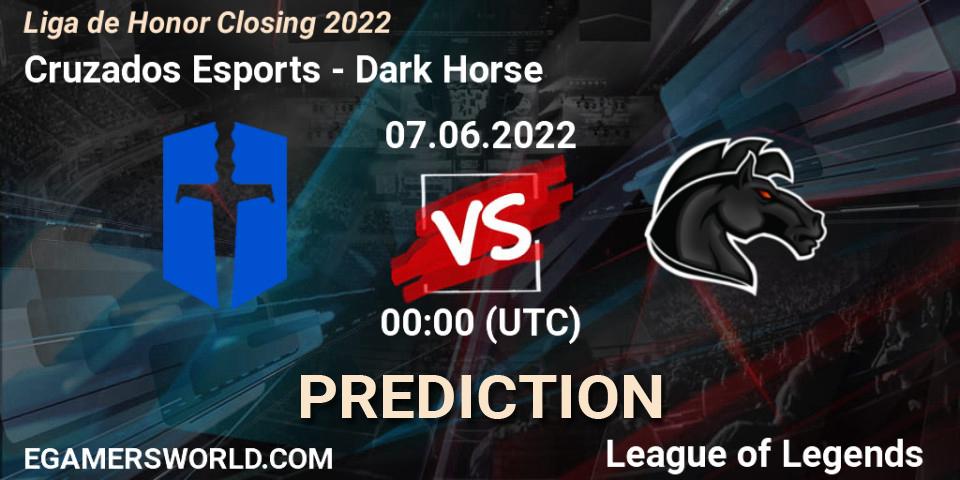Cruzados Esports - Dark Horse: прогноз. 07.06.22, LoL, Liga de Honor Closing 2022