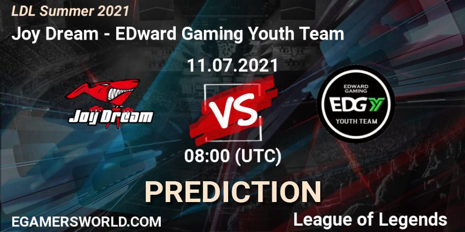 Joy Dream - EDward Gaming Youth Team: прогноз. 11.07.21, LoL, LDL Summer 2021