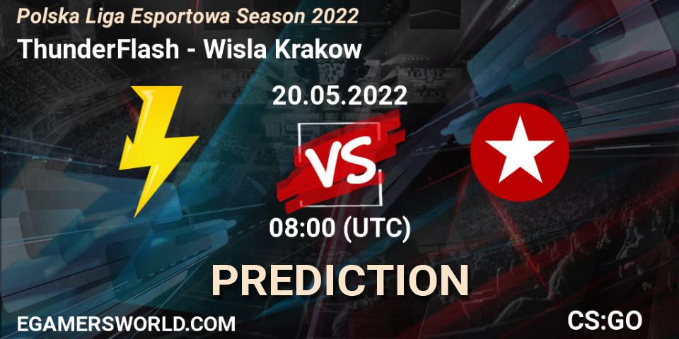 ThunderFlash - Wisla Krakow: прогноз. 20.05.22, CS2 (CS:GO), Polska Liga Esportowa Season 2022