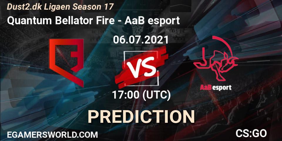 Quantum Bellator Fire - AaB esport: прогноз. 06.07.21, CS2 (CS:GO), Dust2.dk Ligaen Season 17