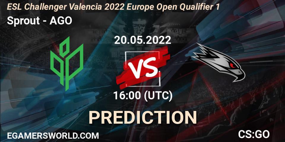 Sprout - AGO: прогноз. 20.05.22, CS2 (CS:GO), ESL Challenger Valencia 2022 Europe Open Qualifier 1