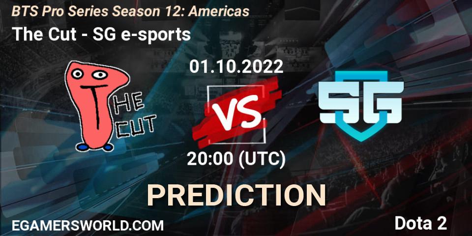 The Cut - SG e-sports: прогноз. 01.10.22, Dota 2, BTS Pro Series Season 12: Americas