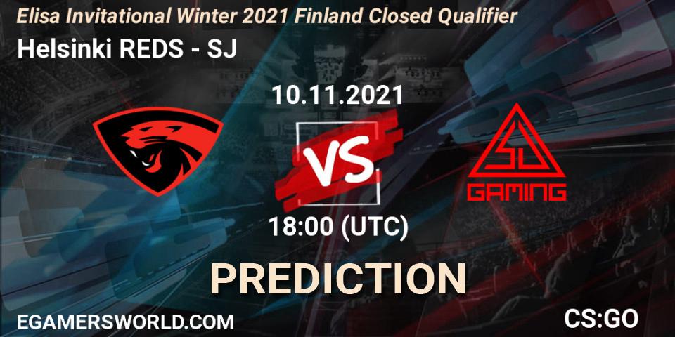 Helsinki REDS - SJ: прогноз. 10.11.21, CS2 (CS:GO), Elisa Invitational Winter 2021 Finland Closed Qualifier